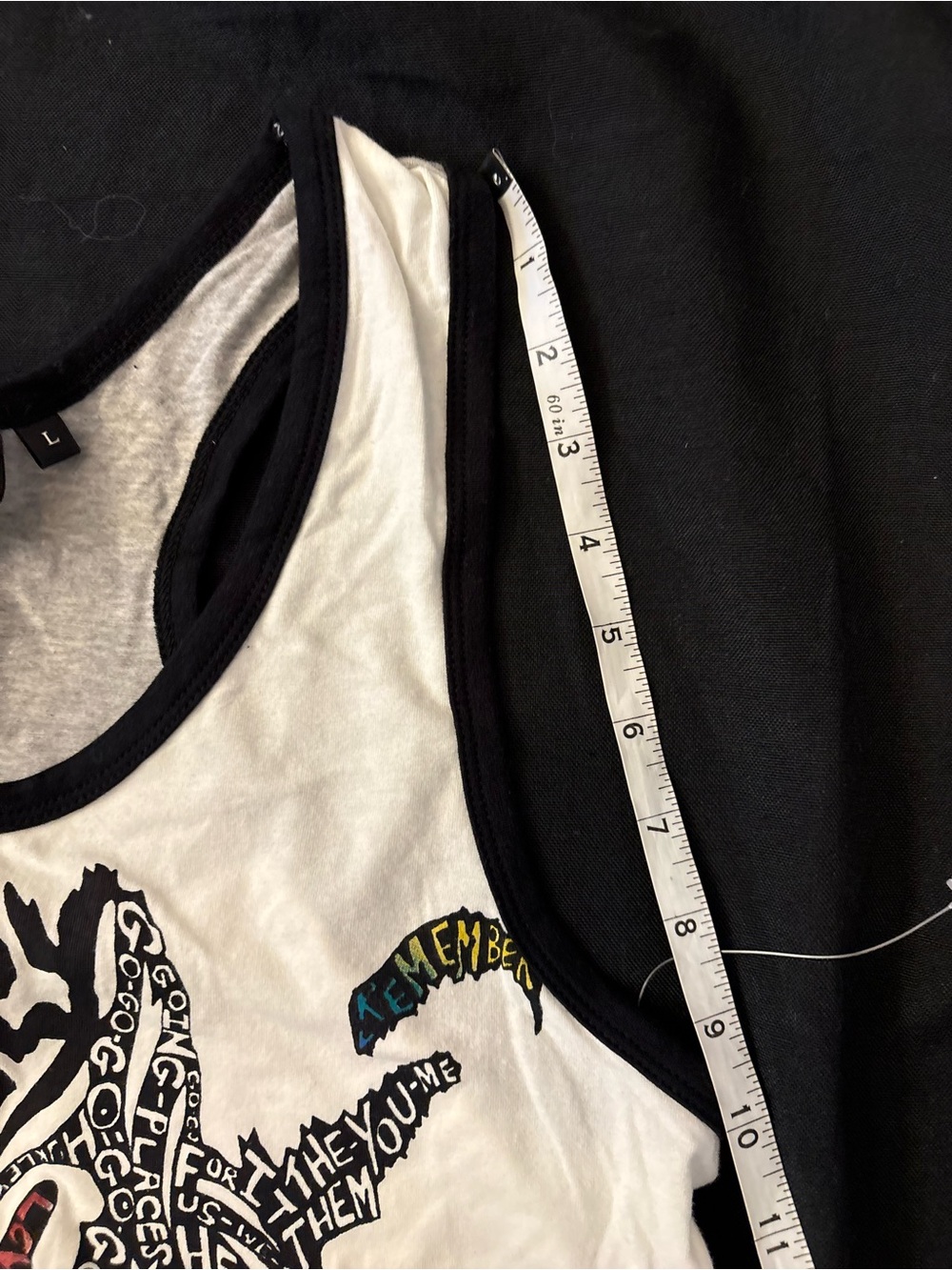 Hurley White Zebra Graphic Tank with Black Trim - Picture 5 of 7